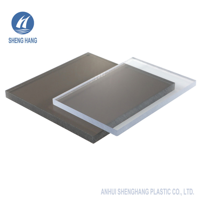 4x8 FT πολυανθράκων υψηλής αντοχής UV αντίσταση φύλλων PC στερεά