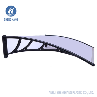 Awnings πολυανθράκων πορτών πλαστική προστασία χιονιού βροχής φωτός του ήλιου UV