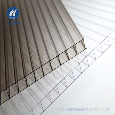 Κοίλο φύλλο 2100x6000mm PC Twinwall πολυανθράκων