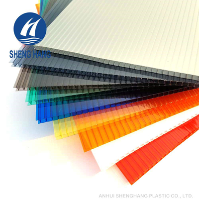 Κοίλο φύλλο 2100x6000mm PC Twinwall πολυανθράκων