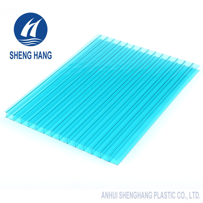 Κοίλο φύλλο 2100x6000mm PC Twinwall πολυανθράκων
