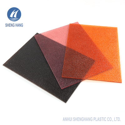 Lichee στερεό φύλλο ASTM D648 1220*2440mm πολυανθράκων σχεδίων αποτυπωμένο σε ανάγλυφο PC