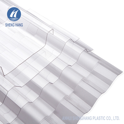 Αντι UV 3m ζαρωμένος πλαστικός πολυάνθρακας φύλλων υλικού κατασκευής σκεπής για το θερμοκήπιο ISO