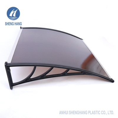 Awnings πολυανθράκων πορτών πλαστική προστασία χιονιού βροχής φωτός του ήλιου UV