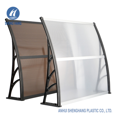 Σαφής Awnings παραθύρων πολυανθράκων πλαστική προστασία χιονιού ήλιων θόλων πορτών