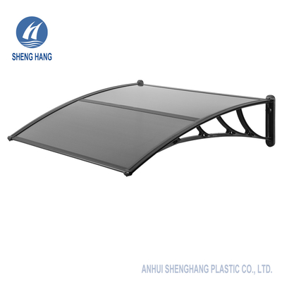 Γκρίζο πλαστικό Awning πλαστικό υποστήριγμα 4mm 5mm πολυανθράκων σκηνών