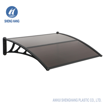 Γκρίζο πλαστικό Awning πλαστικό υποστήριγμα 4mm 5mm πολυανθράκων σκηνών