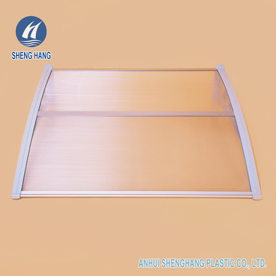 Awning παραθύρων θόλων πορτών πολυανθράκων 600mm 900mm σαφής ODM