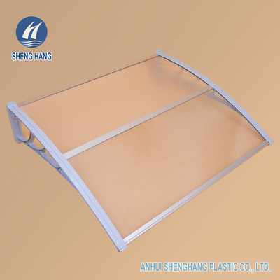 Awning παραθύρων θόλων πορτών πολυανθράκων 600mm 900mm σαφής ODM