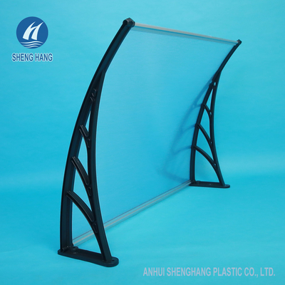 1200*800mm πλαστικό βροχής Awning πορτών PC πολυανθράκων σκηνών σαφές