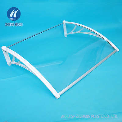 Διαφανής Awning θόλος 700mm UV αντίσταση Impactproof πορτών παραθύρων μερών πολυανθράκων