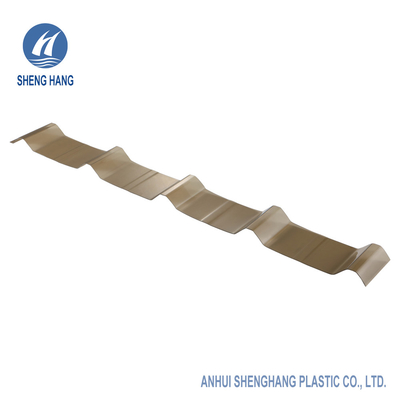 Ζαρωμένο SGS φύλλο 3.95*13ft πολυανθράκων σαφές πλαστικό υλικό υλικού κατασκευής σκεπής