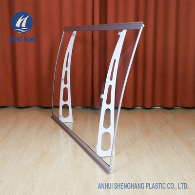 Αδιάβροχος στερεός πολυ θόλος 4.6ft×3ft ανθρακικού άλατος με τα υποστηρίγματα Eco μετάλλων