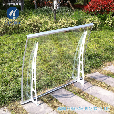 DIY μετάλλων καιρικό ανθεκτικό 1.4m πλάτος θόλων ανθρακικού άλατος πλαισίων πολυ για το παράθυρο
