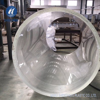 10cm 180cm χυτή ακρυλική Perspex σωλήνων άσπρη υψηλή πυκνότητα σωληνώσεων