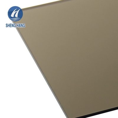 SGS καφετί χρωματισμένο στερεό φύλλο 2000*3000mm ASTM C177 πολυανθράκων